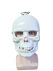 Mascara Caveira Branca De Plástico Fantasia Halloween