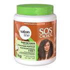 Máscara Creme Pentear Condiciona Coco Cachos Salon Line 1kg