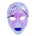 Máscara de Carnaval Transparente e Roxa Imperial