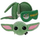 Máscara De Dormir Com Almofada Sleepy Mask 2 Em 1 Baby Yoda Zona Criativa - LC