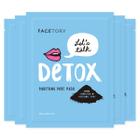 Máscara de lençol FACETORY LET'S TALK DETOX PURIFYING (pacote com 5)