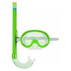 Mascara De Mergulho E Snorkel Verde Infantil 1884 - Mor