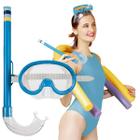 Máscara de Mergulho Infantil Kit Máscara e Snorkel Mor REV02