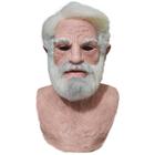 Máscara De Peruca 3D Realista Para Velhos Paródia
