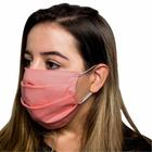 Máscara de Proteção Adulto Dagg Tricoline Lavável Dupla Face Reutilizável 100% Algodão Protetora