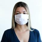 Máscara de Proteção Facial em Tecido Gabardine Lavável e Reutilizável - BCMED