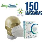 Máscara de Proteção Facial KN95 PFF2 descartável EasySupri branca - 150 unid.