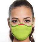 Máscara De Proteção Fiber Knit 3D Flex Verde Limão M