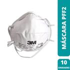 Máscara de proteção pff2 / n95 8801 (kit c/10) - 3m