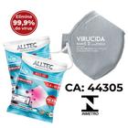 Máscara de Proteção Respiratória S/ Válvula N95 PFF2 Virucida - Alltec