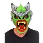 Mascara Demônio Verde Diabo Assustador Festa Fantasia