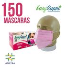 Máscara descartável EasySupri rosa - 150 unid.