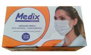 Máscara Descartável Tripla Com Elástico (50 unds) - Medix - MEDIX DO BRASIL