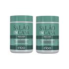 Mascara Eico 1kg Salao Casa Cachos Definidos - Kit C/2un