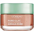 Máscara facial L'Oreal Paris Pure Clay com algas vermelhas 50mL para poros