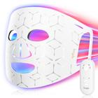 Máscara facial LED Light Therapy KINGDO Red Light 4 modos