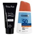 Máscara Facial Vulcan Black Peel Off + Protetor Solar Nova Pele 50 FPS