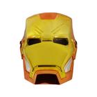 Máscara Homem de Ferro Luxo Metalizada