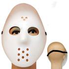 Mascara Jason Branca Resistente Halloween Festa A Fantasia