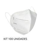 Máscara KN95 Proteção Respiratória 5 Camadas Reutilizável Kit