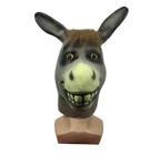 Máscara Látex Animal Burro Realista Desenho Animado Pelugem