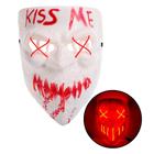 Máscara Led Halloween Kiss Me Led Uma Noite De Crime The Purge