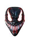 Máscara Led Venom Aranha Festa Cosplay Halloween - Vermelho