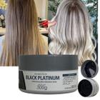 Máscara Matizadora Black Platinum Cabelo Loiro Acinzentado 300g Natural Hair