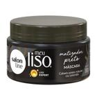 Máscara matizadora salon line meu liso preto 300g