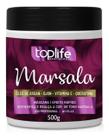 Máscara Matizadora Tonalizante Marsala Toplife 500Gr