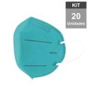 Máscara N95 Respiratória Original Proteção Kn95 Kit 20 Unidades