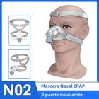 Máscara Nasal CPAP Com Almofadas De Gel De Silicone Para Máquina Auto Bipap Apnéia Do Sono Anti - yuwell