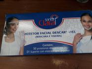 Mascara Protetora Facial Higienica Descartável 50un Santa Clara