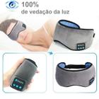 Máscara Tapa Olhos Fone De Ouvido Bluetooth Meditação Dormir e Relaxar