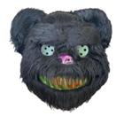 Máscara Urso Peludo Preto Terror Halloween Fantasia