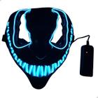 Mascara Venom Led Neon Fantasia Leve Balada Festa ul Claro