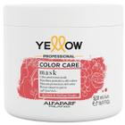 Máscara Yellow Color Care 500ml Alfaparf Cabelos Coloridos Hidrata Nutre Brilho e Controla o Frizz