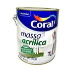 Massa Acrílica Branca 5,7 kg - Interna e Externa - Alta Resistência - Coral