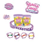 Massa Chicle Goma de Amassar Caixa com 6 Potes de 90g