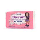 Massa de biscuit 90g acrilex - rosa