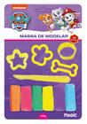 Massa de modelar 6 cores 4 moldes 1 faquinha patrulha canina - Roxo - MAGIC KIDS