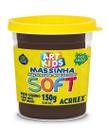 Massa de modelar soft pote 150g chocolate acrilex