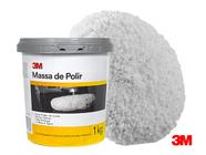 Massa de Polir 3M Numero 2 - 1 kg + Boina de Lã Dupla Face Sherwin-Williams 8 Polegadas