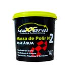 Massa de polir n 2 base agua 1kg maxxbrill