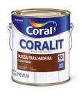 Massa para Madeira Coral Coralit Branco 6kg - Coral