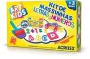 Massa Para Modelar Criativa Art Kids Letras E Numeros 450G Acrilex