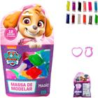 Massa para Modelar Criativa Patrulha Canina SKYE 120G com 12 Cores e 2 Moldes - Magic KIDS