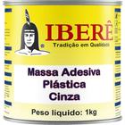 Massa Plastica 1Kg Ibere Cinza - plasticos rischioto