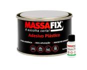 Massa Plástica Adesiva para Marmore e Automotivo Cinza Royal Fix 400g