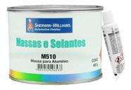 Massa Poliéster para Alumínio - M510 400g - Kit com Catalisador - Lazzuril